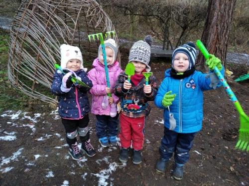 Nářadí od spolku přátel ZŠ a MŠ v akci